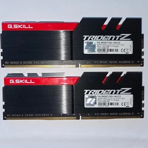 G.SKILL TridentZ 16GB (2x8GB) 3600 MHz *B-Die 15-15-15-35 DDR4 F4-3600C15D-16GTZ - Picture 1 of 3