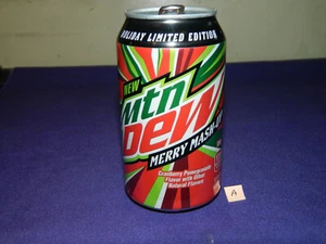 Mountain Dew Merry Mash Up lata vacía de 12 oz granada de arándano 2019 - Imagen 1 de 4