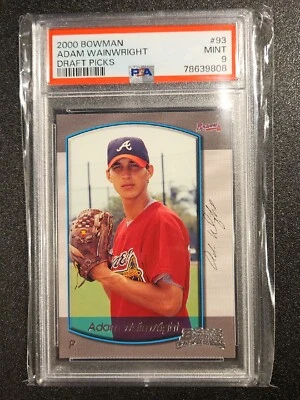 2000 Bowman Adam Wainwright Draft Picks PSA 9 #93 - Image 1 of 2