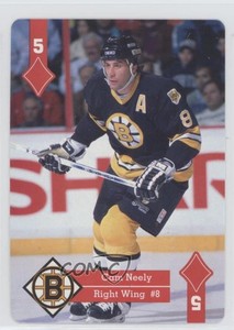 1995-96 Hoyle Eastern Conference Playing Cards Box Set Cam Neely #5D HOF