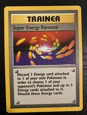 Super Energy Removal Rare Pokemon Card Base Set Unlimited 79/102 WOTC 1999
