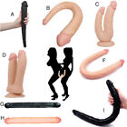 Adult-Head-Dildo-Dual-Side-Anal-Penis-Lesbian Sex_Vibrator_love_Gay-Women Toys