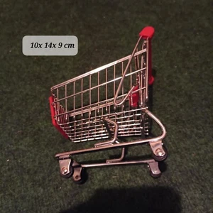 Mini Einkaufswagen metall Deka Puppen Kaufladen - Bild 1 von 3