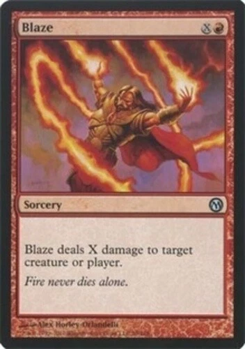 Blaze ~ Lightly Played Duels of the Planeswalkers MTG Magic UltimateMTG Red Card - Image 1 of 1