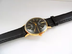 Wristwatch POLJOT DE Luxe 1 MChZ Mechanical Soviet Vintage USSR - Picture 1 of 10