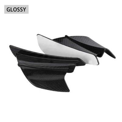 Kit de alerón de fibra de carbono brillante para carenado lateral de motocicleta para Yamaha Foto 1 de 4