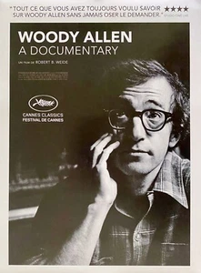 WOODY ALLEN EIN DOKUMENTARFILM - SELTENER DOKUMENTARFILM KLEINES FRANZÖSISCHES FILMPLAKAT GEROLLT - Bild 1 von 1