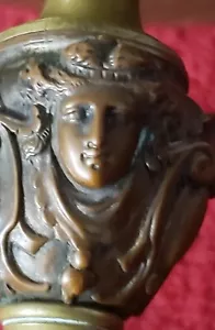19th c. CH ET. CO DEPOSE Brass & Bronze Tazza with Diana Goddess and Dog - Picture 1 of 9
