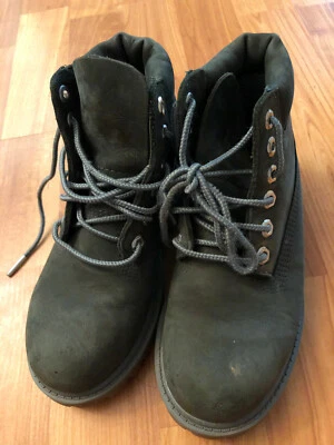 Timberland Premium 6' Bota Impermeable Zapatos para Niños Pequeños Gris Oscuro TB0A1VGY Talla 12 Foto 1 de 4