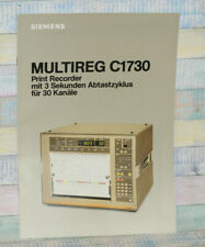 Prospekt / Brochure: Siemens MULTIREG C1730 Print Recorder Schreiber