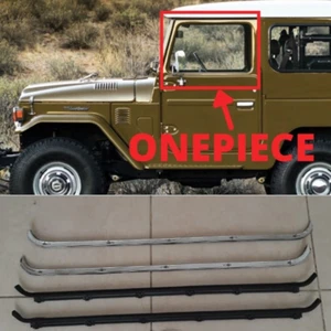 Set Weatherstrip Door Belt NO Vent Fit For 1980-84 Toyota Land Cruiser FJ40 BJ40 - Picture 1 of 6