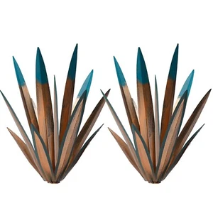 2pcs Metal Country Tequila Sculpture DIY Plant Home Decor Garden Ornament Ind... - Picture 1 of 7