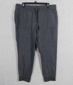 Ann Taylor Loft Pants Large Dark Gray Jogger Style Pockets Drawstring Casual - Bild 1 von 8