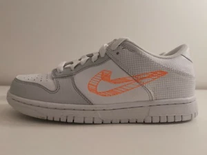 Nike Dunk Low SE White Pure Platinum Total Orange UK 4.5 US 5 - Crepsmayfair - Picture 1 of 12