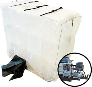 Mobility Scooter Transport Cover - 52"L x 26"D x 40"H - Universal - Clear PVC - Picture 1 of 8