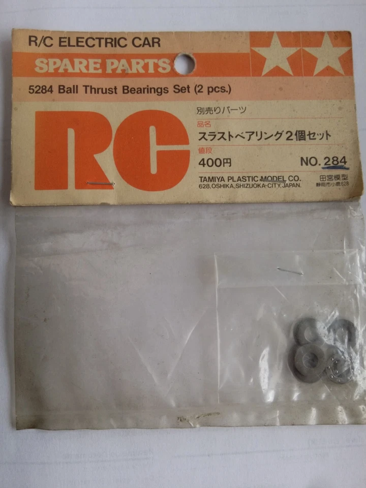 TAMIYA 5284 BALL THRUST BEARINGS SET (2PCS)  OLD TIMER     RARE !! - Immagine 1 di 1