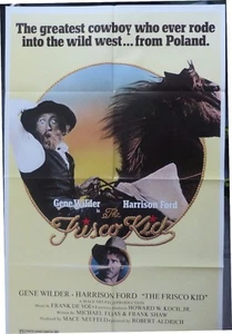 The Frisco Kid Movie Poster,Folded,1 Sheet,1979, Gene Wilder,Harrison Ford - Imagen 1 de 5