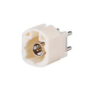 Car/Auto/Vehicle HSD Fakra "B" White Male Plug PCB mount for Radio RF Connector - Picture 1 of 3
