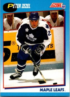 1991-92 Score Canadian Bilingual #489 Peter Zezel - Image 1 of 2