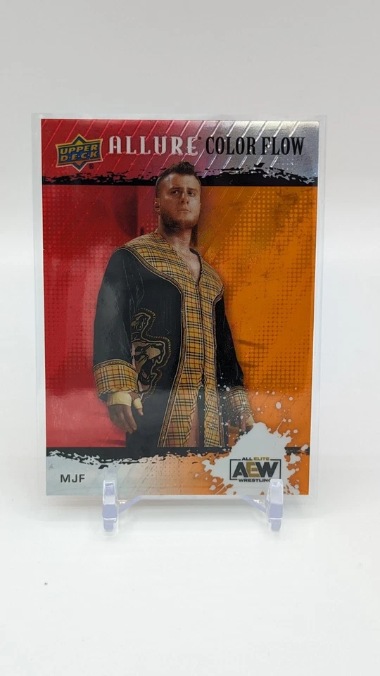 2022 Upper Deck Allure AEW | MJF | Red Orange Color Flow - Image 1 of 1