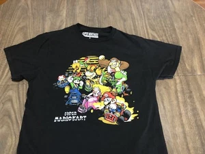 Super Nintendo Video Game Mario Kart Retro Style Small Black T Shirt - Picture 1 of 8