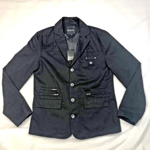 Guess Men's Blazer Jacket Black Size Small Y2K Vintage - Picture 1 of 19