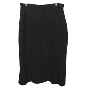 Woolrich Womens Skirt Size 12 Pencil Lined Gray Pockets Maxi Career Workwear - Picture 1 of 7