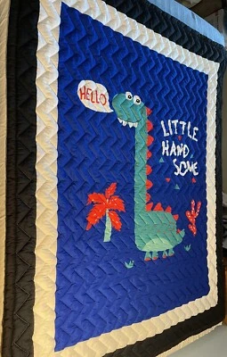 Очень большой толстый хлопковый коврик 72x58 дюймов для ползания коврик для игр напольный тренажерный зал/ковер нетоксичный - Изображение 1 из 4