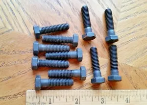 QTY-10 915807 CAP SCREW 5/16"NC x 1-1/4" (clamping) FIAT ALLIS CHALMERS HEX BOLT - Picture 1 of 2