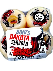 Ruedas de patineta Bones Street Tech Formula V6 Wideout 99A 56 mm Dakota Servold - Imagen 1 de 12