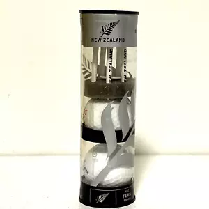 NEW ZEALAND Silver Fern Golf Balls 3 Pk NEW with tees and marker - CRAWFORDS - Picture 1 of 12