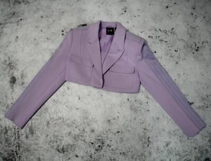 Adidas x IVY Park Purple Cropped Suit Jacket HC8171 SIZE M - Picture 1 of 12