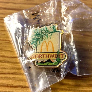 McDONALD'S GOLDEN ARCHES Vintage Mitarbeiter Reversnadel PACIFIC NORDWEST brandneu - Bild 1 von 2
