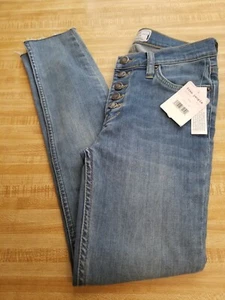 Free People Jeans Womens Size 26 Denim Pants Ladies Medium Wash, New w/ Tags - Picture 1 of 6