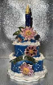 Torta compleanno settembre Blue Sky Clayworks Heather Goldminc piatto portacandele - Foto 1 di 15