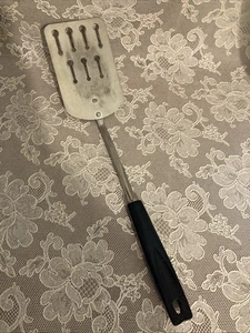 Vintage Ekco Keyhole Chrome Plated Spatula Turner Flipper 13” - Picture 1 of 9