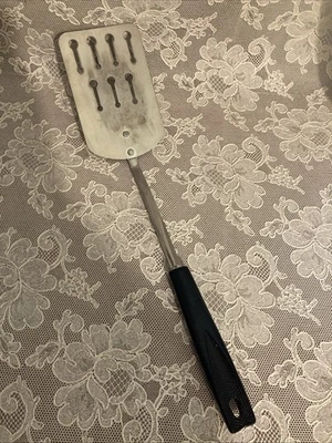 Vintage Ekco Keyhole Chrome Plated Spatula Turner Flipper 13” - Image 1 of 4