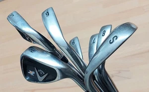 Callaway X2 Hot Eisensatz 7 Schläger 5,6,7,8,9,P und S. Stahl-Schaft, rechts - Bild 1 von 12