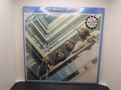 THE BEATLES 1967-1970 BLUE VINYL 2 LP Set RM 1994 Capitol 97039 New SEALED - Image 1 of 3