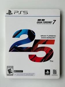 Gran Turismo 7 25th Anniversary Edition - PS5 Disc & Steelbook & Sleeve No Codes - Picture 1 of 5