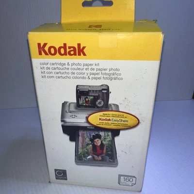 Kodak PH-160 Lot: 3 Paper Trays , 2 Opened Ink Cartridges, and 260 Sheets 4x6" - Image 1 of 4