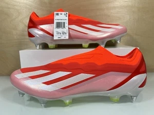 ADIDAS X Crazyfast Elite L Laceless SG Soccer Cleats Solar Red IF0661 MENS 11.5 - Picture 1 of 12