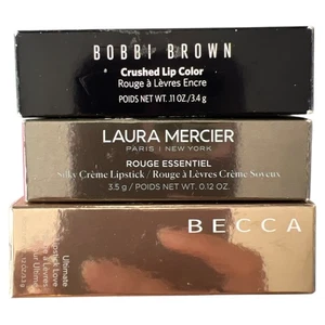LOTE 3 Lápiz Labial Bobbi Brown x Becca x Laura Mercier - Imagen 1 de 6