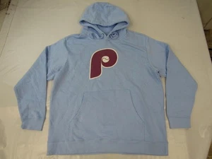 New Philadelphia Phillies Mens Sizes XL-2XL XLarge-2XLarge Blue Hoodie - Picture 1 of 3