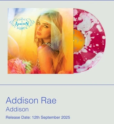 Addison Rae - Addison LP Vinyl ( Pink Sparkle Liquid Bad World ) - Image 1 of 4