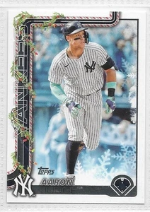 2025 Topps Holiday #H161 Aaron Judge New York Yankees (MINT) - Bild 1 von 2