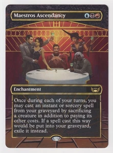 Altered Maestros Ascendancy LP MTG Magic Hand Painted Unique Custom Extended Art - Picture 1 of 2