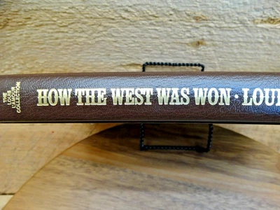 Louis L'Amour "How The West Was Won" Western Leatherette Book - Image 1 of 3