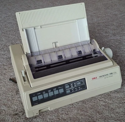OKI Data MICROLINE 390 Elite 24 Pin Printer schneller Nadeldrucker Praxisdrucker - Bild 1 von 4