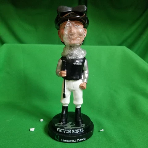 Calving Borel/Mine That Bird Bobblehead *w/ signature* Cover